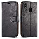 Case Collection für Samsung Galaxy A20e Hülle - Premium Qualität Leder Handyhülle |...