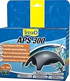 Tetra APS 300 Aquarium Luftpumpe - leise Membranpumpe für Aquarien von 120-300 L, schwarz