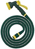 Steuber Flexibler Gartenschlauch Platinum GREEN mit 8 Sprühkopf-Funktionen, 24,8m, TÜV...