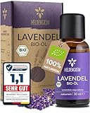 Heldengrün® BIO Lavendelöl [100% NATURREIN] - Der Echte Lavendel - Lavandula...