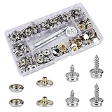 Marine Canvas Snap Fastener Kit, Druckknöpfe Set, Handwerker Metall Muttern und Bolzen...