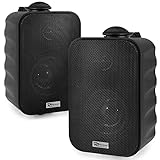 Power Dynamics BGO30, Outdoor Lautsprecher Wetterfest, IP56 Wand Lautsprecher Boxen, Set -...