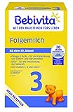 Bebivita Milchnahrung 3 Folgemilch, 4er Pack (4 x 500g)