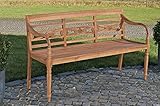 myangels Teakbank Maryland V2 150 cm, Farbe:Teak