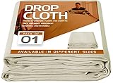 Utopia Falltuch zum Malen (2,7 x 3,6 m, 1 Packung), waschbares und wiederverwendbares...