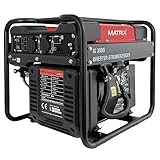 Matrix Notstromaggregat Benzin 3500 Watt Inverter Stromerzeuger Benzin Generator...