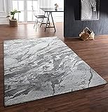 Mia´s Teppiche Teppiche Mira Wohnzimmerteppich Grau/Anthrazit 160x230 cm Frieze 28066...