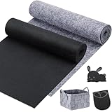 MICHIHOMIE Filzstoff - 2 Rollen 30cm x 150cm Meterware Bastelfilz - 3mm Dicke Dekofilz...
