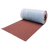 DAPRONA Dachschindeln, Firstabdeckung 5m x 32cm Rot Bitumen Firstband für Gartenhaus,...