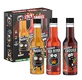 3er Set Grillsauce Spicy Sauces mild bis extrem scharf Chillisauce, Milde Mangosauce,...