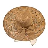 Unbekannt Sonnenhut Damen Schutzkappe Strand Sun Wide Hat Atmungsaktive Fisherman Traufen...