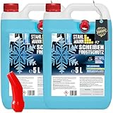 STAHLMANN® Scheibenfrostschutz 2x5 L [MADE IN EUROPE] - Scheibenfrostschutz Konzentrat...