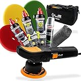 detailmate Auto Polier Set: Liquid Elements T2000 V3 Exzenter Poliermaschine + Menzerna...