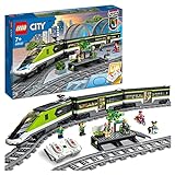 LEGO 60337 City Personen-Schnellzug, Eisenbahn, Set mit ferngesteuertem Zug mit...