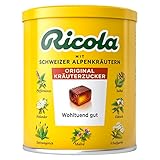 Ricola Schweizer Kräuterzucker-Bonbons, 250g Dose Original Schweizer Kräuter-Bonbons mit...