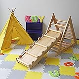 CCLIFE Kletterdreiecke mit Rutsche nach Pikler Art Holz Indoor für Babys Kinder...