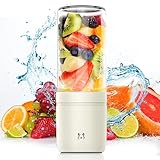 Smoothie Maker 350ml, Tragbarer Mixer Smoothie Maker USB, Mini Mixer Blender mit 4 Klingen...