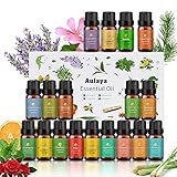 ÄTHERISCHE ÖLE SET BIO 18 * 10Ml -Duftöl Pur 100% Naturrein Aroma Öl Diffuser...