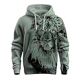 Generisch Hoodie Herren Pullover Langarm Sweatjacke Kapuzenpullover Farbblock Sweatshirt...