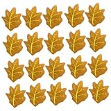 Anneome 20 Blatt Faltbare Servietten aus Papier mit Ahornblatt Dekorative Herbst...