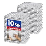 Allzwecktücher Putzlappen Pack 20, Stahlwolle Spüllappen Waschbar für Küche...