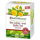 Bad Heilbrunner Bio Leber- & Galle Tee - Arzneitee im Pyramidenbeutel - Löwenzahn -...