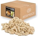 REDPRICE® Anzündwolle (5KG) Premium 100% ÖKO-Kaminanzünder Grill-Smoker-Ofen Anzünder...