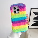 Fuzzy Hülle Kompatibel mit Samsung Galaxy Z Flod 4,Fluffy Pelzig Warm Furry Weich Fur...