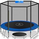 KESSER® - Trampolin Ø 244 cm | TÜV SÜD GS Zertifiziert | Komplettset mit...