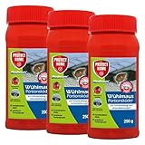 SBM Protect Home Rodicum Wühlmaus Portionsköder 3x 250 g - Attraktiver Getreideköder...