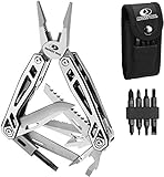 Mossy Oak Multifunktionszange,21 in 1 Multi-Tool Multifunktion mit Zange Klappmesser,...