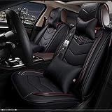 Ededi Universal Sitzbezüge-Set, Luxus Leder Autositzbezüge Schutz zum Vorderseite...