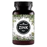 Zink Tabletten - 365 Stück im Jahresvorrat - Hochdosiert mit 25mg je Tagesdosis -...