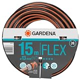 Gardena Comfort FLEX Schlauch 13 mm (1/2 Zoll), 15 m: Formstabiler, flexibler...