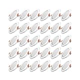 LED Einbaustrahler Flach 230V Inkl. 30 x 5W Einbauleuchten Slim Deckenstrahler IP20...