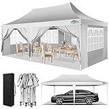 COBIZI Pavillon 3x6 Partyzelt, faltpavillon 3x6 Wasserdicht Stabil Winterfest, Sofort...