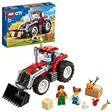 LEGO 60287 City Traktor Spielzeug, Bauernhof Set mit Minifiguren und Tierfiguren,...