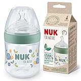 NUK for Nature Babyflasche | Kleiner Trinksauger | 150 ml | Der Mutterbrust...