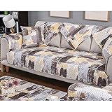 HEQIE-YONGP Slipcovers Sofabezug Seasons Geometrische Sofa Muster Baumwolle Kissen...