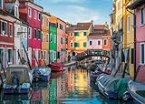 Ravensburger Puzzle 17392 Burano in Italien - 1000 Teile Puzzle für Erwachsene und Kinder...