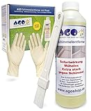 AGO® 1x 500ml Schimmelentferner mit Pinsel und Handschuhen I Anti Schimmel Mittel...