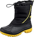 KangaROOS Unisex Kinder K-ben Stiefel, Jet Black Lemon Chrome, 29 EU