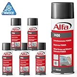 Alfa Scheibenenteiser 6 x 400 ml (2,4 Liter) Power Spraydose schnelle Enteisung bis -20°C...