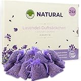 Natural Welt Lavendel Duftsäckchen Kleiderschrank 24x7g Duftsäckchen Lavendel getrocknet...