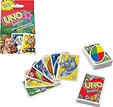 UNO Junior - Das klassische Kartenspiel in vereinfachter Version, liebenswerten Zootieren...