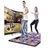 MKIU Doppel 3D-Tanzen-Matte PVC Verdickte Weich Bequem Umweltfreundliche LED-Massage...