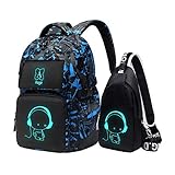 Asge Rucksack Jungen Schulrucksack Mädchen Teenager Jugendliche Coole Schule Daypacks...