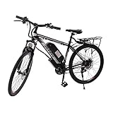 SanBouSi E Bike26 Zoll Elektrofahrrad MTB Damen Herren, Electric Bike 21 Gänge...