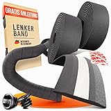 Kellago Lenkerband Rennrad schwarz [ MIT NEUEM 3M KLEBESTREIFEN ] inkl. E-Book & 4x...