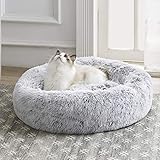 Western Home Hundebett rund Katzenbett Hundekissen Flauschig Katzenkissen Weich katzenkorb...